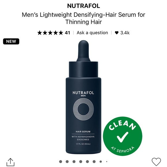 Nutrafol Men's Hair Serum - Black - Picture 1 of 4